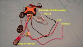 Door remote control (Hawk 008) minimal installation