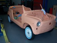 Fiat Jolly rotisserie Restoration.
