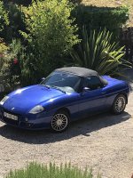 Blue Barchetta 2005 - new top, new engine, low mileage newest you can get!
