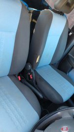 Fiat Panda Mk 3 2009 Front seat and backrest swap side to side.