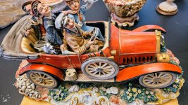 Fiat capodimonte sculpture from Italy