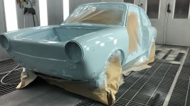 For Sale, Fiat 850 coupe, project, needs to be assembled