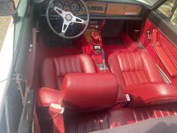 Fiat 81 spider 2000 Red Interior.jpg