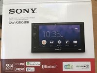 _Sony XAV-AX1005DB Apple CarPlay Bluetooth DAB Digital Radio USB Car Stereo 6.2