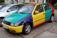 VW Polo III Harlekin VL 400px.JPG