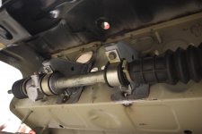 Fiat 126 steering rack fitted in fiat 500 D pic 2.JPG