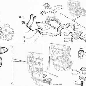 Engine suspension