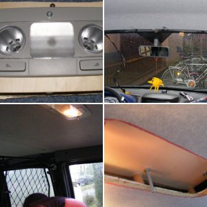 Doblo interior light back seat