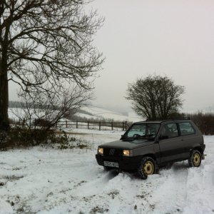 Sisley in the snow.