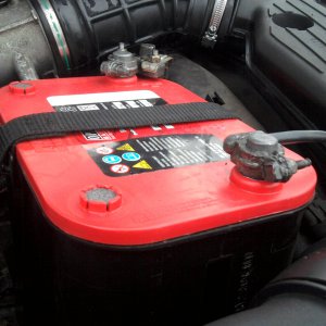 Optima Red Top Battery, Battery Strap