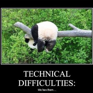 Technical difficulties