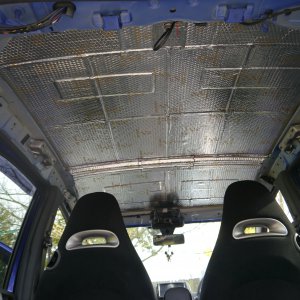 Fiat Panda 100hp - roof soundproofing 2