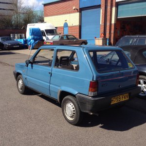 Godiva waiting for her MOT (4)