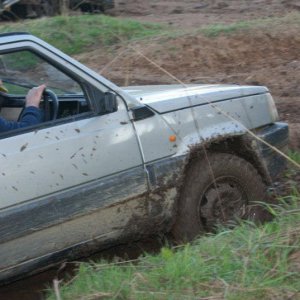 Fiat Panda 4x4 off road April 2013