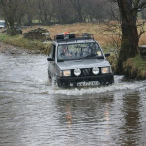 Fiat Panda 4x4 off road April 2013