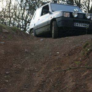 Fiat Panda 4x4 off road April 2013