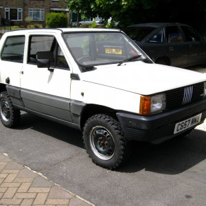 Panda 4x4 mk1 decals stickers