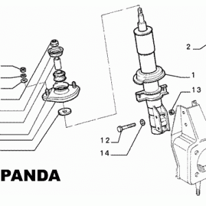 Panda 141A front suspension