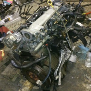 Engine back together