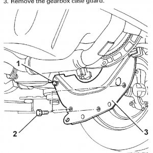 gearbox-flywheel sheild