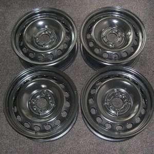 Fiat 500 steel wheels