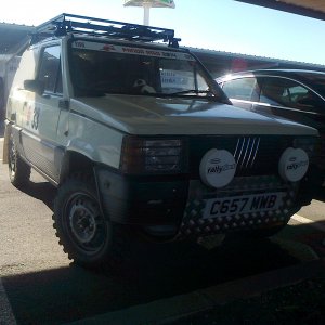 Panda Raid 2014 - mk1 Panda 4x4 UK