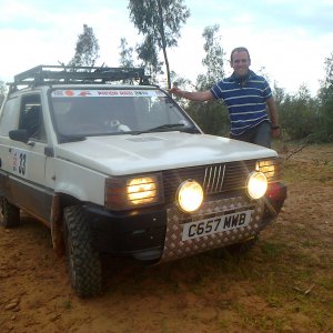 Panda Raid 2014 - mk1 Panda 4x4 UK