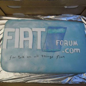 Fiat Forum Cake  made by my MUM