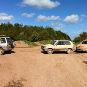 Offroading on Salisbury Plain.