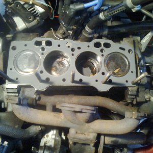Marbella turbo head gasket work