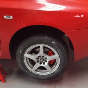 calipers painted front