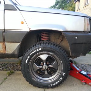 Fiat Panda 4x4 'Hadrian' big wheels