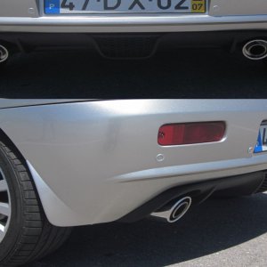 Barchetta & 500 abarth rear diffuser & exhaust