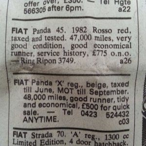 Old Fiat adverts
