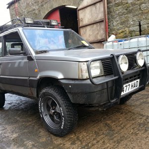Fiat Panda 4x4 'Hadrian' big wheels