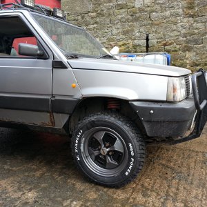 Fiat Panda 4x4 'Hadrian' big wheels