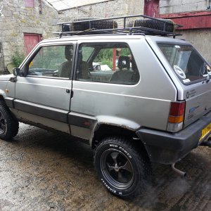 Fiat Panda 4x4 'Hadrian' big wheels