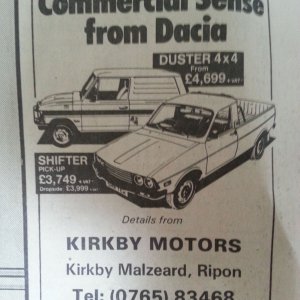 Dacia Duster Ad