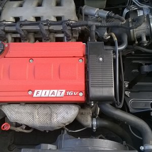 Powder Coated Battery Tray and Rocker Cover