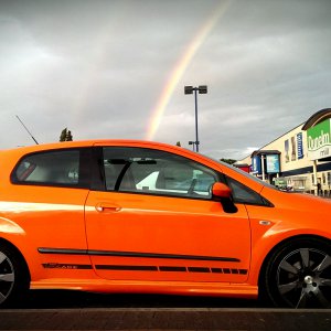 Orange Grande Punto Linea Race Edition No.1