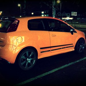 Orange Grande Punto Linea Race Edition No.1