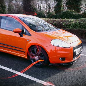 Orange Grande Punto Linea Race Edition No.1