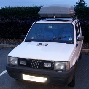 Panda Selecta with Roof Box