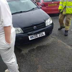 Front damage and repair cost
