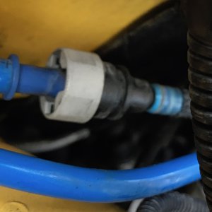 Quick release fitting fuel vapour hose Punto Mk2