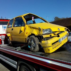 Accident Cinquecento Sporting