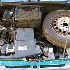 Green's engine bay