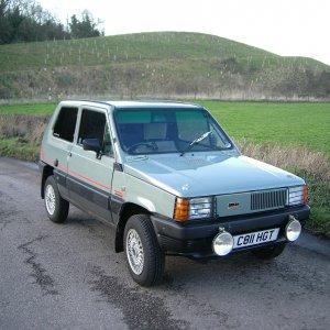 mk1 panda 4x4 in the country where it should be!!