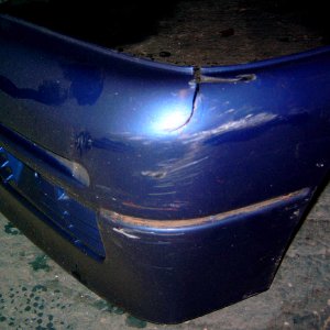 damaged bumper
