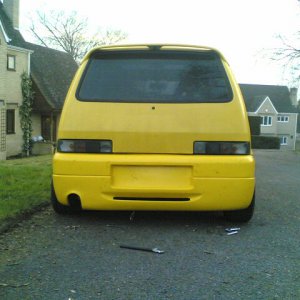 New rear bumper 5th Feb 2007